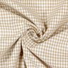 Tecido de algodão Vichy - 0,2 cm – castanho claro,  thumbnail number 2