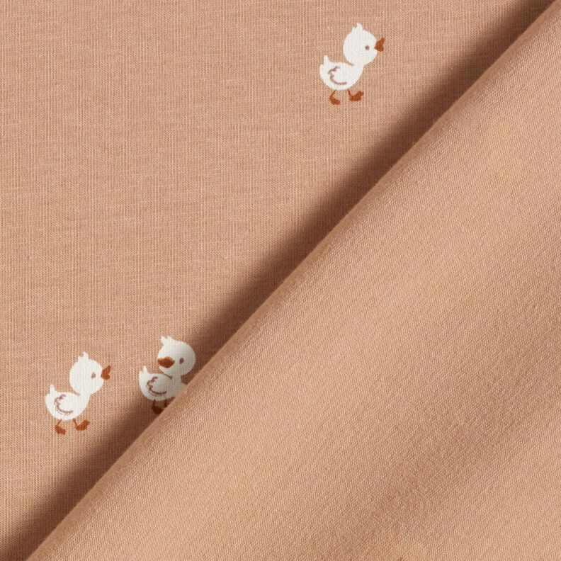 Jersey de algodão Pintainhos – castanho claro,  image number 4