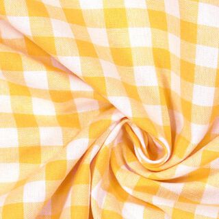 Tecido de algodão Vichy - 1 cm – amarelo, 