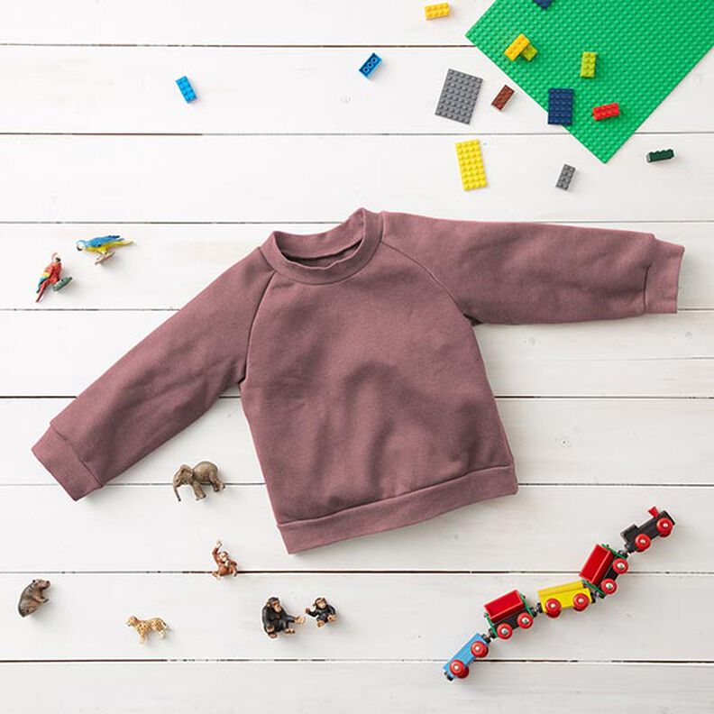 GOTS Softsweat | Tula – púrpura média,  image number 6