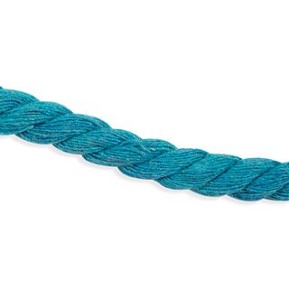 Cordão de algodão [ Ø 8 mm ] – azul turquesa, 