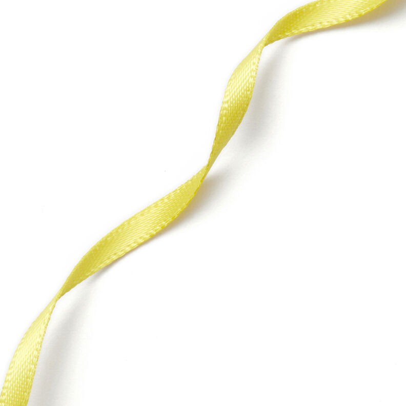 Fita de cetim [3 mm] – amarelo-limão,  image number 3