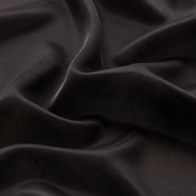 Forro de malha Charmeuse Liso – preto,  image number 2
