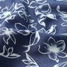 Chambray Flores de verão – azul-marinho/branco sujo,  thumbnail number 2