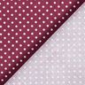 Popelina de algodão Mini Polka Dots – bordô/branco,  thumbnail number 4