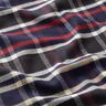 Tecido para sobretudos de algodão leve Xadrez – azul-marinho,  thumbnail number 2