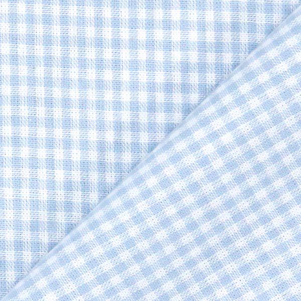 Tecido de algodão Vichy - 0,2 cm – azul claro,  image number 3