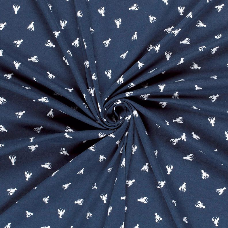 Jersey de algodão Camarão-tigre  – azul-marinho,  image number 3