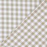 Tecido de algodão Vichy - 1 cm – castanho claro,  thumbnail number 3