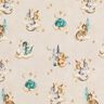 Popelina de algodão Pequenos dragões Impressão Digital – natural,  thumbnail number 1