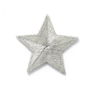 Aplicação Estrela – prata metálica, 