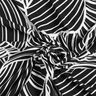 Jersey de viscose Folhas abstratas – preto/branco,  thumbnail number 4