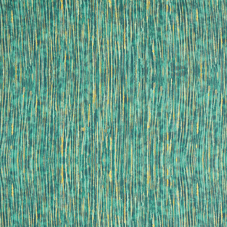 Tecido para exteriores Lona Riscas finas – azul petróleo,  image number 1