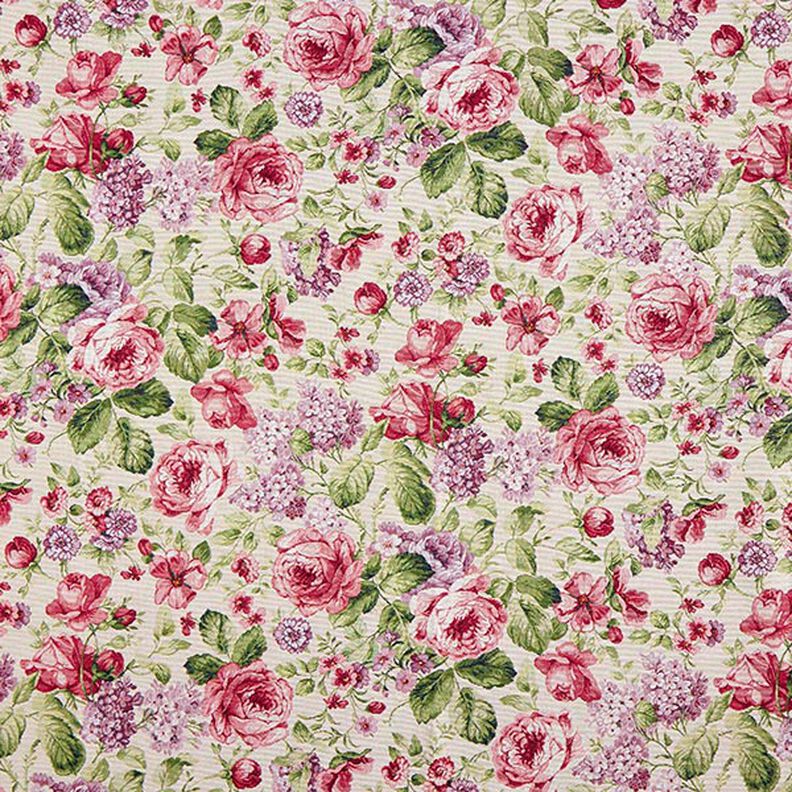 Tecido para decoração Gobelina Pétalas de rosa – cor de areia,  image number 1