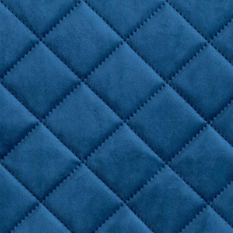 Tecido para estofos Veludo Tecido acolchoado – azul-marinho,  image number 1