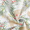 Tecido para decoração Lona Renas e ramos – branco,  thumbnail number 3