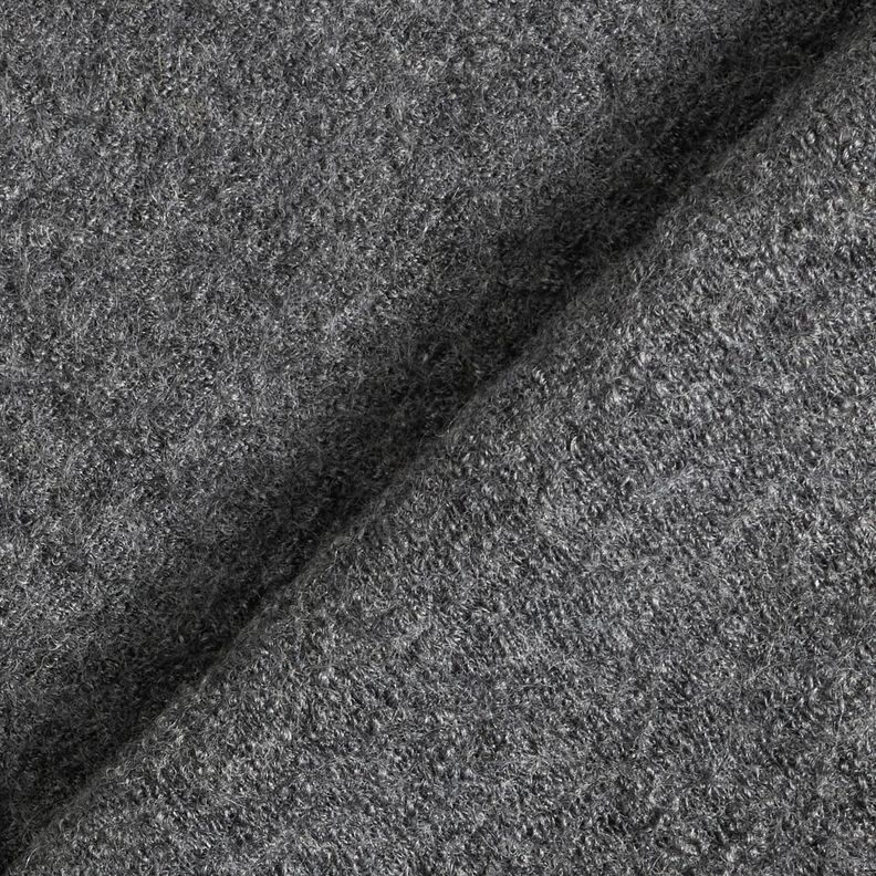 Tecido leve de malha com mistura de viscose e lã – cinzento escuro,  image number 3
