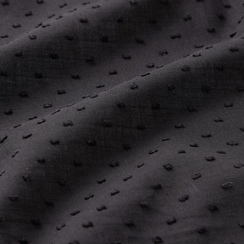 Cambraia de algodão Dobby – preto,  image number 2