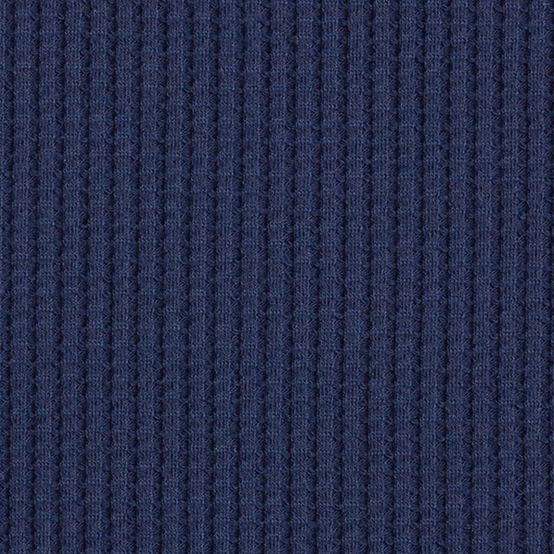 Jersey favos de algodão lisa – azul-marinho,  image number 4