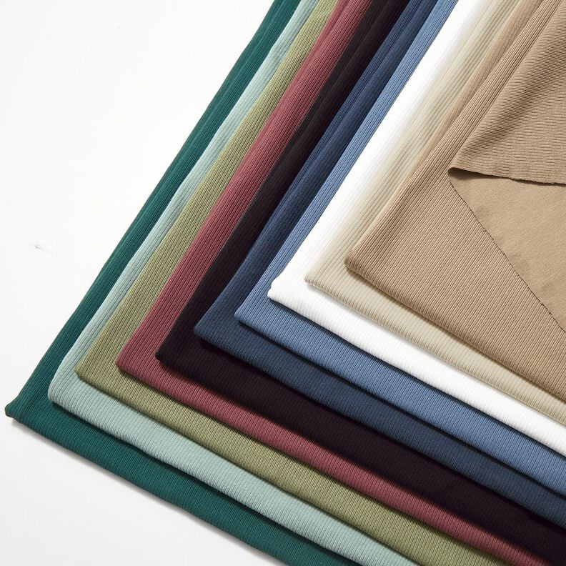 Jersey canelado Canelado fino 2-1-1-1 – preto,  image number 5