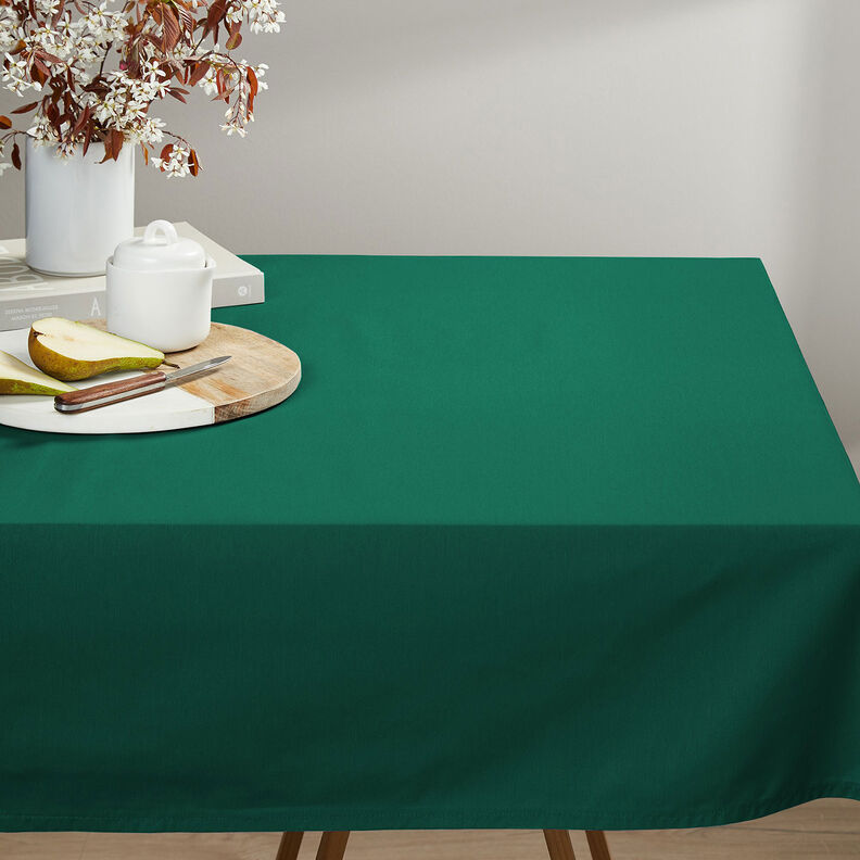Tecido de algodão Cretone Liso – verde pinheiro,  image number 5