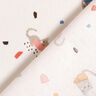 Popelina de algodão Gatos Confete – marfim/taupe claro,  thumbnail number 4