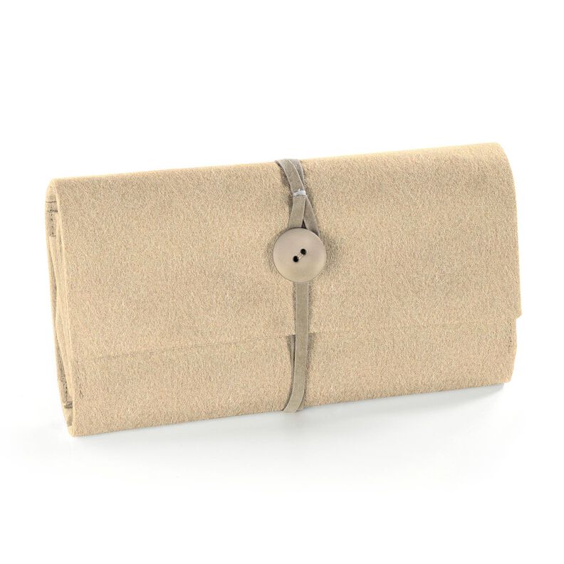 Feltro 90 cm / 1 mm de espessura – cor de areia,  image number 4