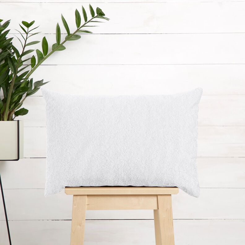 Tecido para estofos Imitação de pele de carneiro – branco,  image number 8