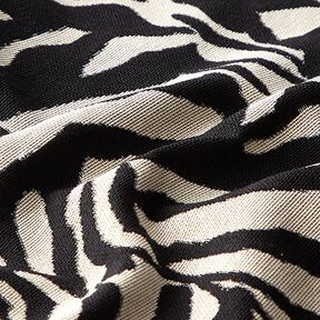 Jacquard Gobelina zebra – preto/branco, 