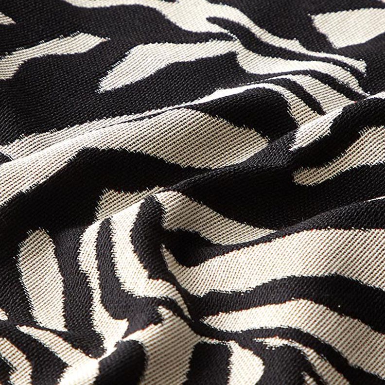 Jacquard Gobelina zebra – preto/branco,  image number 2