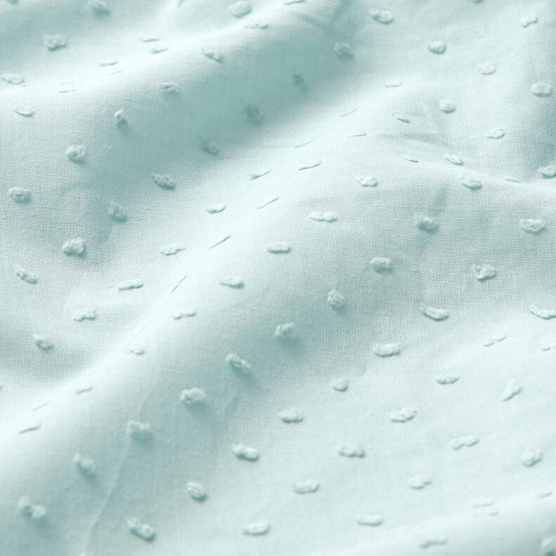 Cambraia de algodão Dobby – azul-gelo,  image number 2