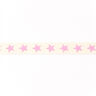 Fita de tecido Algodão estrelas – rosa,  thumbnail number 1
