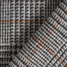 Tecido de lã Príncipe de Gales – cinzento escuro/laranja,  thumbnail number 6
