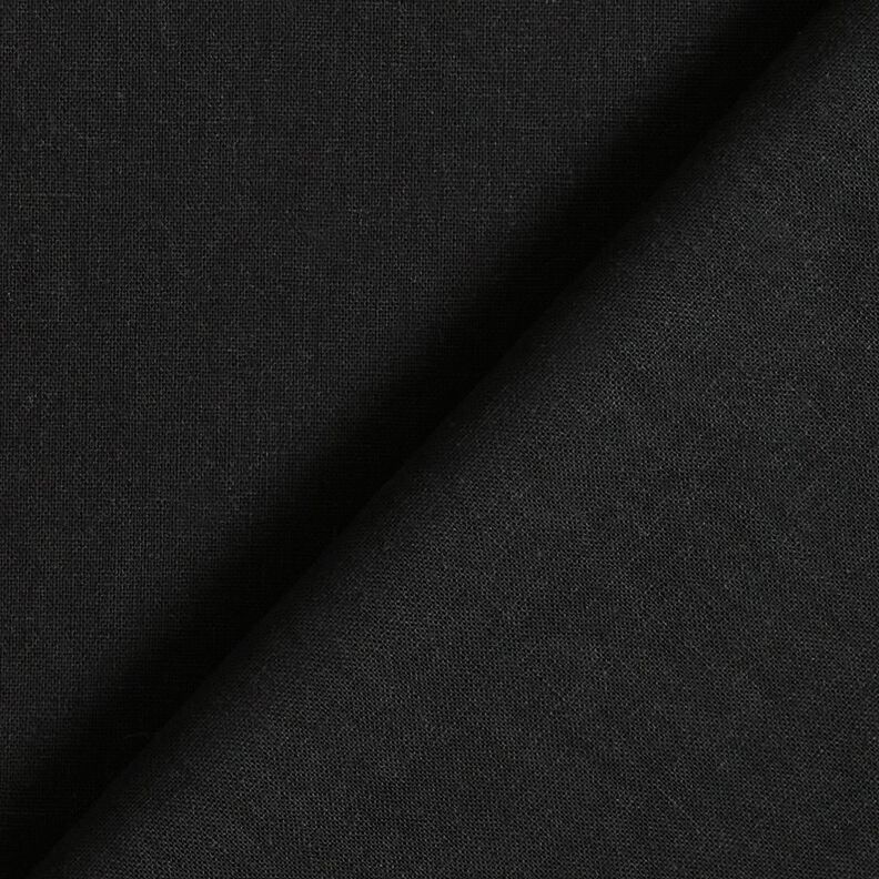 Mistura de linho e algodão, lavado – preto,  image number 3
