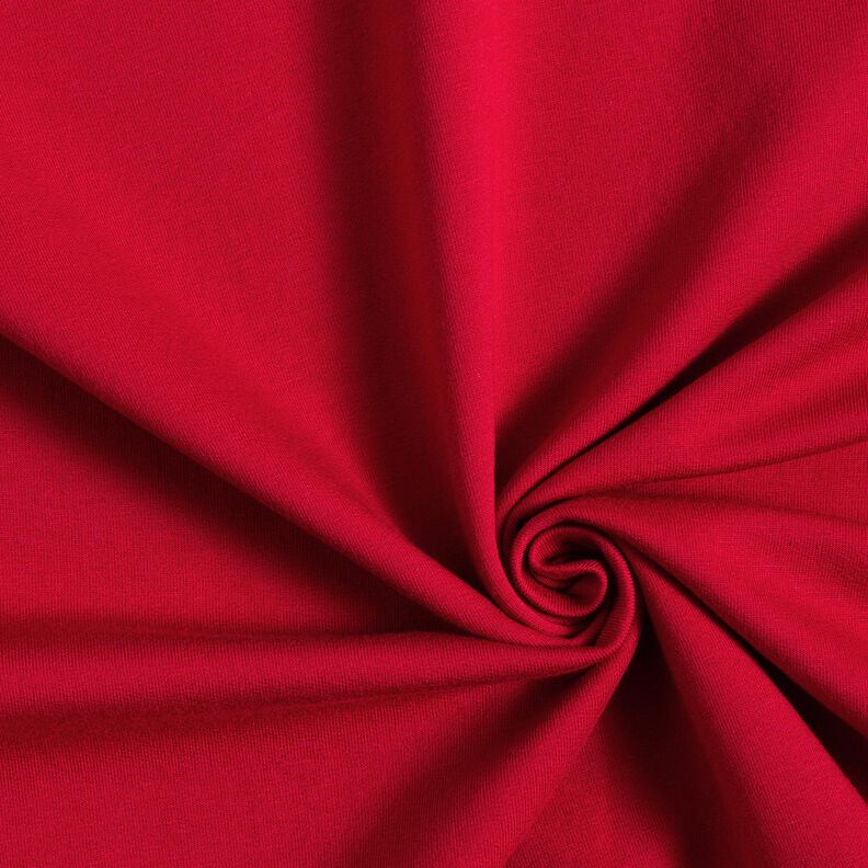 Sweat de algodão leve liso – framboesa,  image number 1