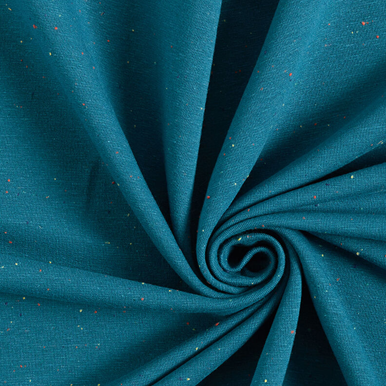 Sweater aconchegante Salpicos coloridos – azul petróleo,  image number 3