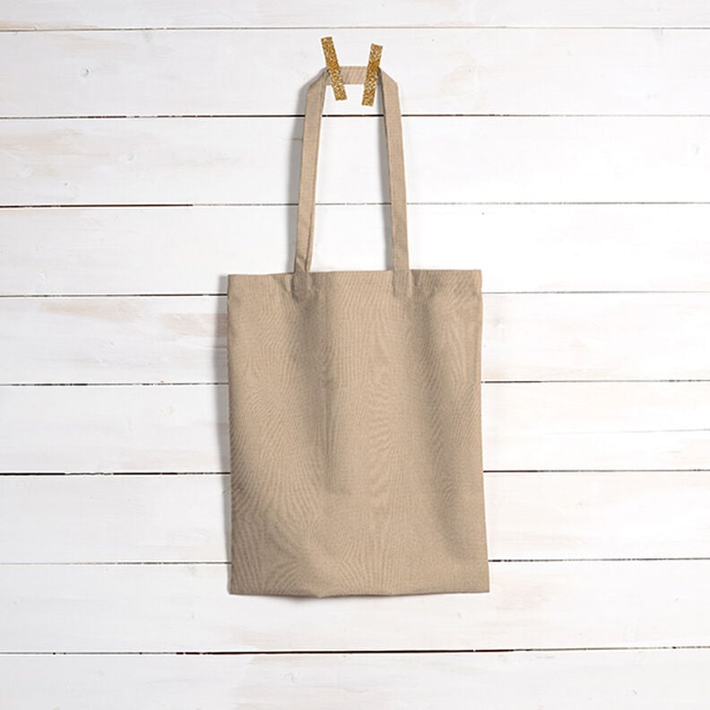 Tecido para decora&ccedil;&atilde;o Lona &ndash; castanho claro,  image number 7