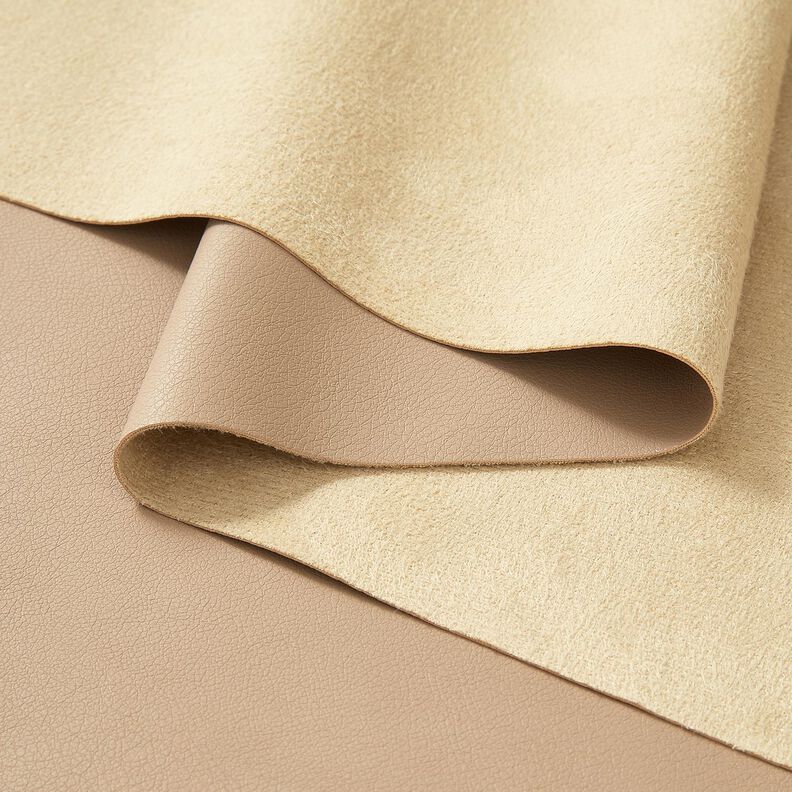 Pele sintética com reverso em veludo  – anémona,  image number 3