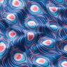 Jersey de algodão Pavo | Stoff&Liebe – azul real/rosa intenso,  thumbnail number 2