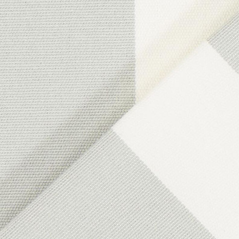 Tecido para exteriores Acrisol Listado – branco sujo/cinzento,  image number 3