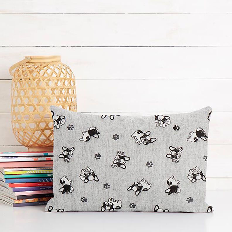 Tecido para decoração Lona Buldogue – cinzento,  image number 5