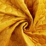 Tecido para estofos Veludo acolchoado Favos de mel – mostarda,  thumbnail number 3