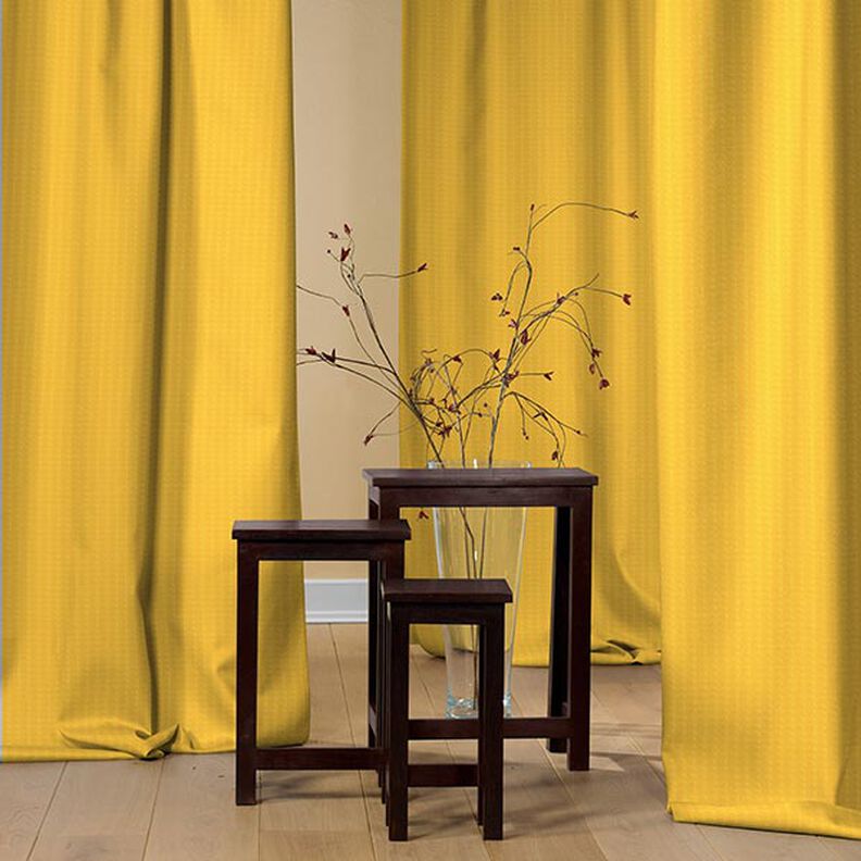 Tecido para efeito de escurecimento Textura – amarelo-caril,  image number 5