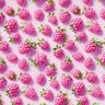 Tecido de algodão Popelina Framboesas garridas – púrpura média/verde maçã,  thumbnail number 1