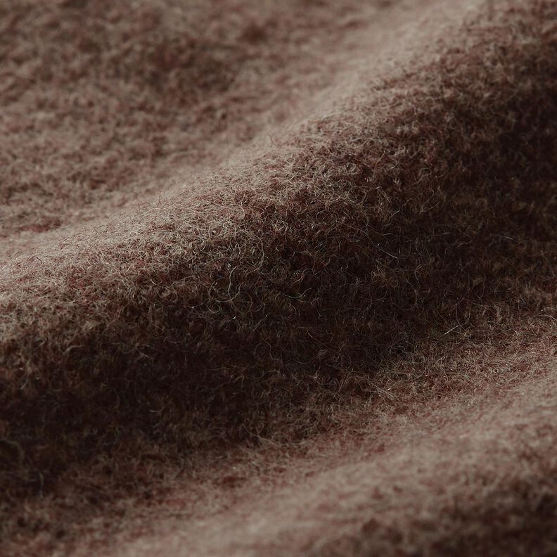 Lã grossa pisoada Melange – castanho,  image number 2