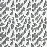 Malha jacquard Padrão leopardo abstrato – branco,  thumbnail number 1