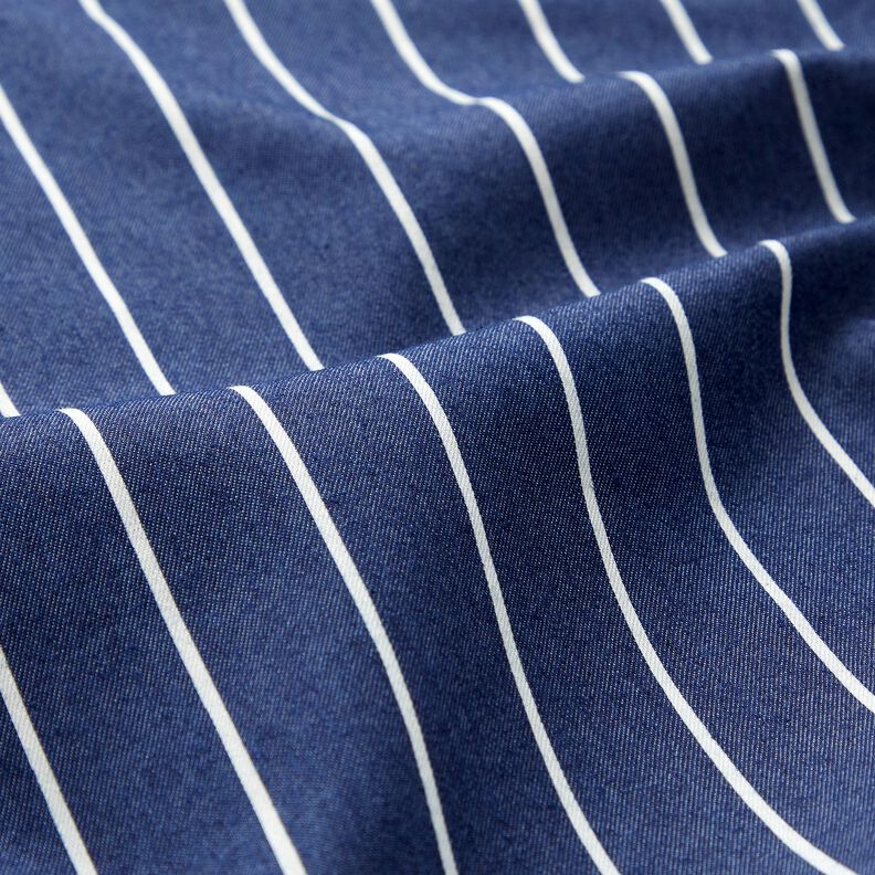 Chambray riscas – azul-marinho/branco sujo,  image number 2