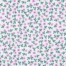 GOTS Popelina de algodão Flores espalhadas | Poppy Fabrics – branco/rosa,  thumbnail number 1