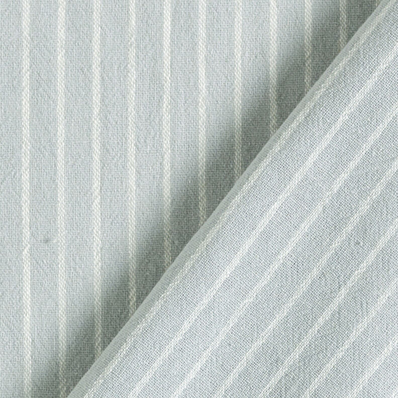 Tecido para blusas Mistura de algodão Riscas largas – cinzento/branco sujo,  image number 4