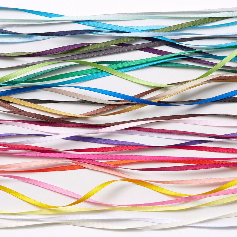 Fita de cetim [3 mm] – castanho escuro,  image number 4